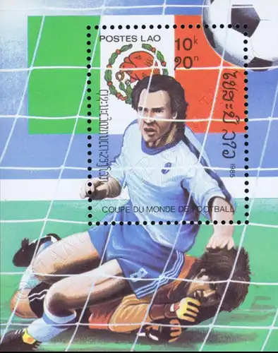Fußball-Weltmeisterschaft 1986, Mexiko (106A) (**)