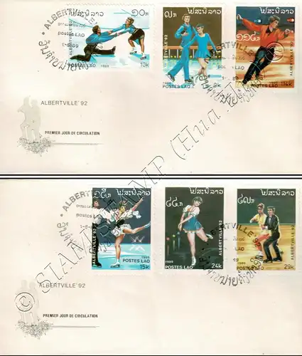 Olympische Winterspiele 1992, Albertville (I) -FDC(I)-I-