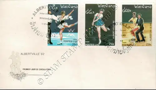 Olympische Winterspiele 1992, Albertville (I) -FDC(I)-I-