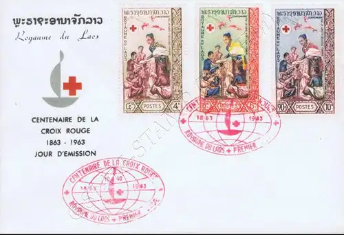 100 Jahre Internationales Rotes Kreuz -FDC(I)-I-