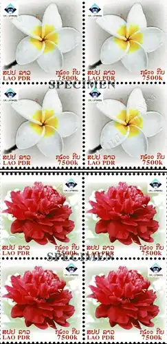 Int. Briefmarkenausstellung CHINA 2009, Luoyang -SPECIMEN 4er BLOCK- (**)