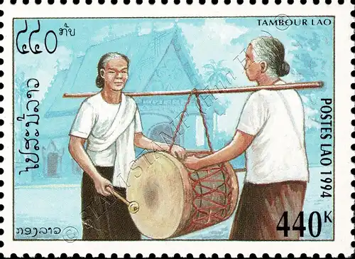 Traditionelle laotische Trommeln (**)