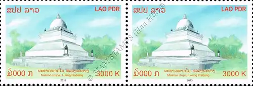 Antikes Historisches Laos: Stupas -PAAR- (**)