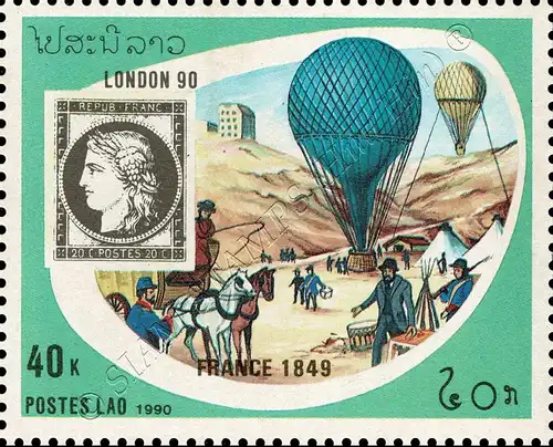 STAMP WORLD LONDON 90: Briefmarken und Postbeförderung (**)