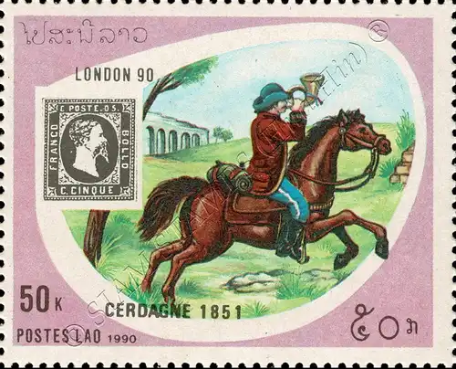 STAMP WORLD LONDON 90: Briefmarken und Postbeförderung (**)