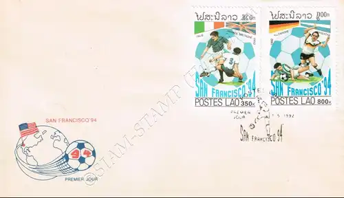 Fußball-Weltmeisterschaft 1994, USA (II) -FDC(I)-I-