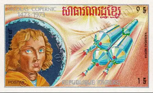 500th birthday of Nicolaus Copernicus (1973) (I) -IMPERFORATED- (MNH)