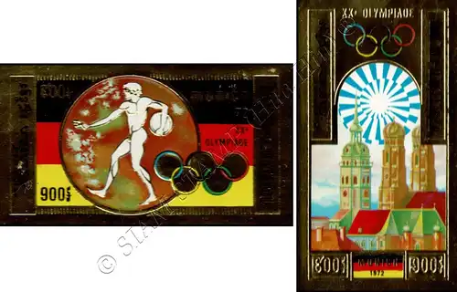 Olympic Summer Games, Munich -IMPERFORATE- (MNH)