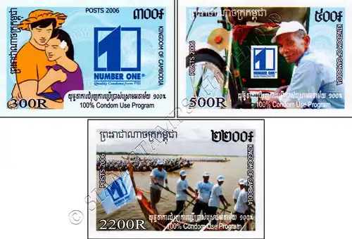 Campaign for use Condoms -IMPERFORATED- (MNH)