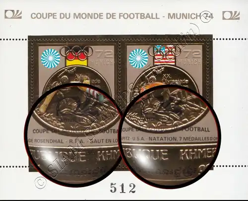 Soccer World Cup, West Germany (1974) (I) (35A-35B) (MNH)