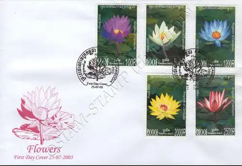 Waterlilies -FDC(I)-I-