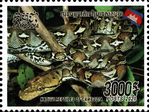 Reptile of Cambodia (IV) (MNH)