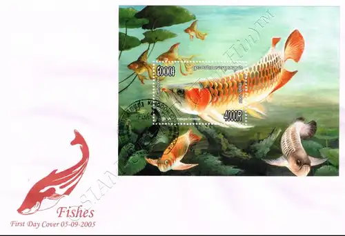 Fishes (V) (302) -FDC(I)-I-