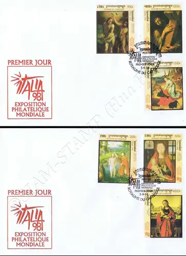 ITALIA 98, Milan: religious painting -FDC(I)-I-