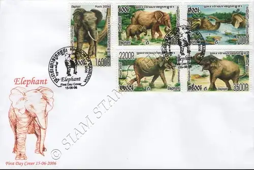 Asian Elephant -FDC(I)-I-