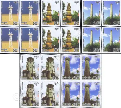 Lighthouses -BLOCK OF 4- (MNH)