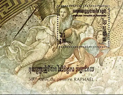 500th birthday of Raphael (130A) (MNH)