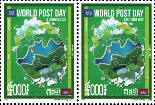 World Post Day 2022 -PAIR (A)- (MNH)