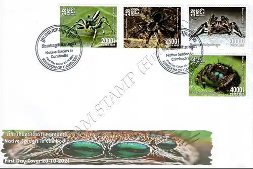 Native Spiders -FDC(I)-I-