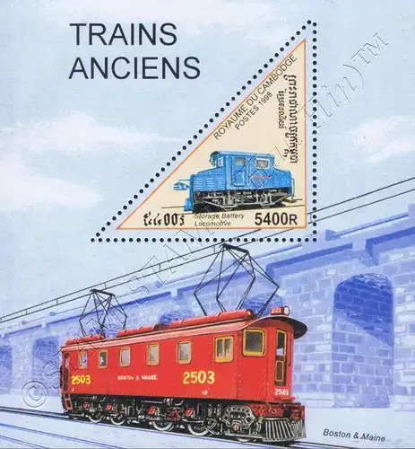 Electric locomotives from various railway companies (237A) (MNH)