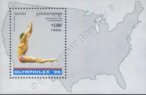 OLYMPHILEX 96, Atlanta: Sport disciplines (220A) (MNH)