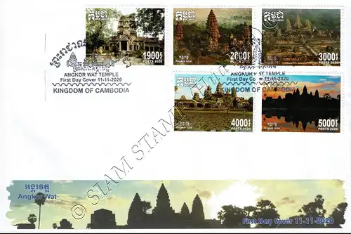 Temple complex Angkor Wat -FDC(I)-I-