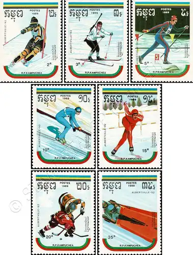 1992 Winter Olympics, Albertville (I) (MNH)