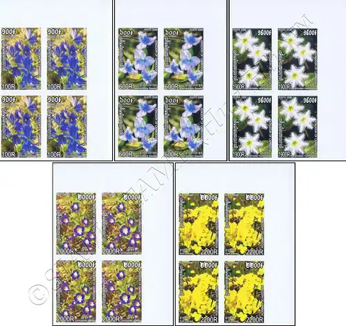 Fauna of the Wetlands -IMPERFORATED CORNER BLOCK OF 4- (MNH)