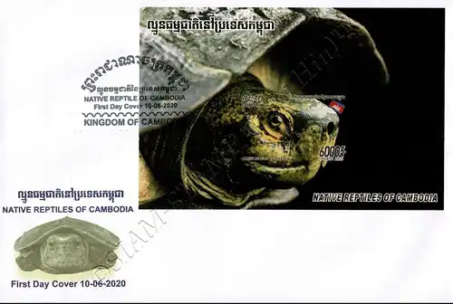 Reptile of Cambodia (IV) (351A-352B) -FDC(I)-I-