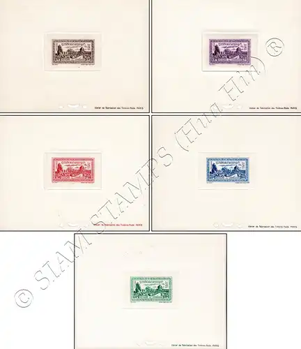 Definitives: National Views (36B-38B 49B-50B) -DELUXE SHEET DS(I)- (MNH)