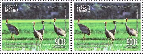 Tonle Sap - Wonder Water World -PAIR- (MNH)