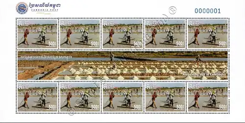 Harvesting Salt in Cambodia -KB(I)- (MNH)