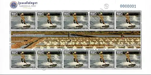 Harvesting Salt in Cambodia -KB(I)- (MNH)