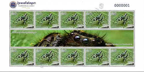 Native Spiders -KB(I)- (MNH)