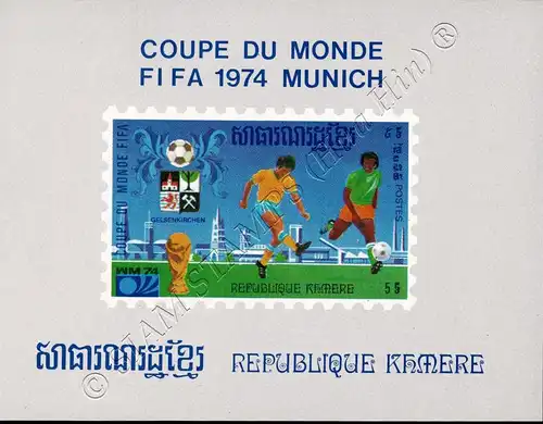 Soccer World Cup, Germany (1974) (III): Venues (85A-93A) (MNH)