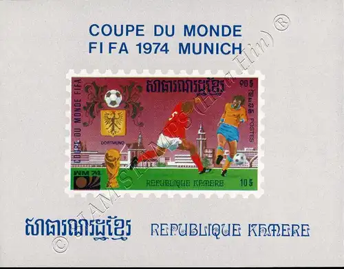 Soccer World Cup, Germany (1974) (III): Venues (85A-93A) (MNH)