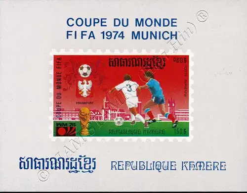 Soccer World Cup, Germany (1974) (III): Venues (85A-93A) (MNH)