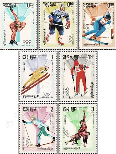 Winter Olympic Games, Sarajevo (II) (MNH)