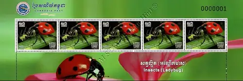 Insects: Ladybugs -SHEET STRIP STO- (MNH)