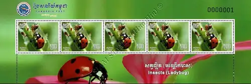 Insects: Ladybugs -SHEET STRIP STO- (MNH)