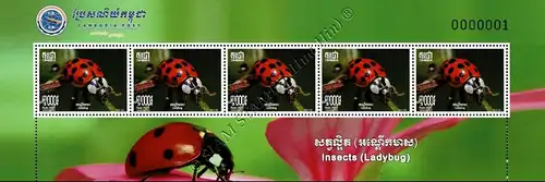 Insects: Ladybugs -SHEET STRIP STO- (MNH)