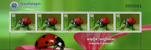 Insects: Ladybugs -SHEET STRIP STO- (MNH)