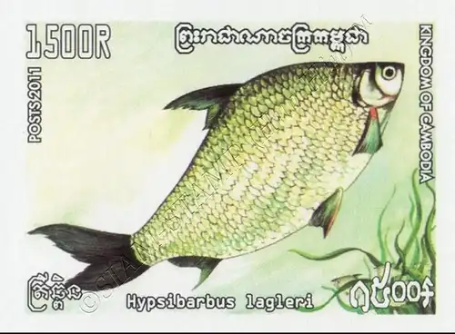 Freshwater fish -IMPERFORATED- (MNH)