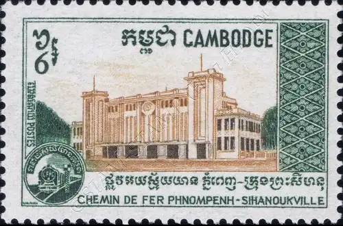 Opening of the railway line Phnom Penh - Sihanoukville (MNH)