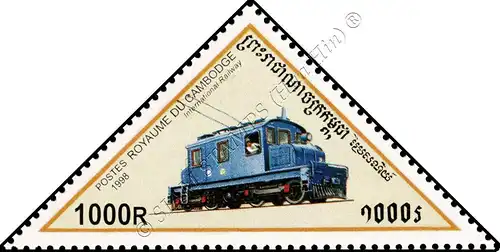 Electric locomotives from various railway companies (MNH)