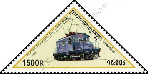 Electric locomotives from various railway companies (MNH)