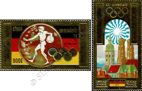 Olympic Summer Games, Munich -PERFORATED- (MNH)