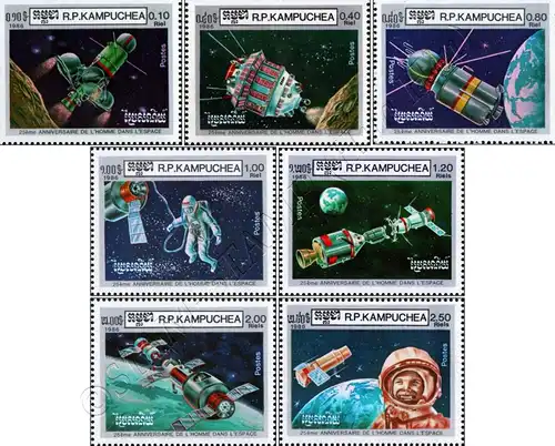 25 years of manned space travel (MNH)