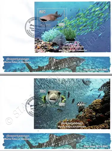 Marine Fishes (367A-368B) -FDC(I)-I-