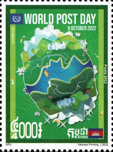 World Post Day 2022 (A) (MNH)